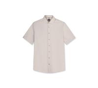 Businesshemd OLYMP "OLYMP Luxor 24/Seven, Modern Fit, Global Kent", Herren, Gr. 45, Normaler Arm, beige (taupe), 64% Baumwolle, 27% Polyester, 9% Elasthan, Hemden (67895005-45) taupe