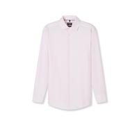 Businesshemd OLYMP "OLYMP Luxor 24/Seven, Modern Fit, Global Kent", Herren, Gr. 45, Normaler Arm, rosa (rosé), 64% Baumwolle, 27% Polyester, 9% Elasthan, Hemden (75223622-45) rosé