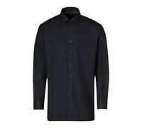 Businesshemd OLYMP "OLYMP Luxor 24/Seven, modern fit, Global Kent", Herren, Gr. 47, Normaler Arm, schwarz, 64% Baumwolle, 27% Polyester, 9% Elasthan, Hemden (77529561-47) schwarz
