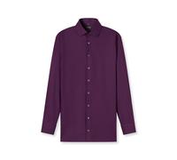 Businesshemd OLYMP "OLYMP Luxor 24/Seven, modern fit, Global Kent", Herren, Gr. 39, Normaler Arm, aubergine, 64% Baumwolle, 27% Polyester, 9% Elasthan, Hemden (15536049-39) aubergine