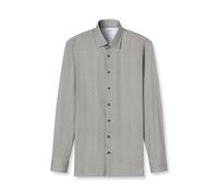 OLYMP Luxor 24/Seven Modern Fit Jerseyhemd graugrün, Bedruckt
