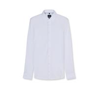 OLYMP Herren Businesshemd Langarm Luxor.24.Seven,Single Jersey,modern fit,New Kent,Weiss 00,38