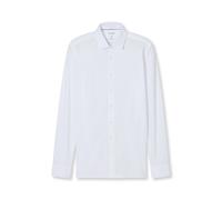 OLYMP Herrenhemd Luxor 24/Seven Jersey – modern fit, New Kent – Weiß Größe 39