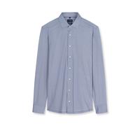 OLYMP Luxor 24/Seven Modern Fit Jerseyhemd marine, Bedruckt