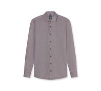 Businesshemd OLYMP "OLYMP Luxor 24/Seven, Modern Fit, New Kent", Herren, Gr. 40, Normaler Arm, grau (bordeaux), 92% Baumwolle, 8% Elasthan, Hemden (55753917-40) bordeaux