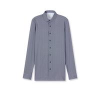 OLYMP Luxor 24/Seven Modern Fit Jerseyhemd marine, Bedruckt