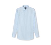 Businesshemd OLYMP "OLYMP Luxor 24/Seven, modern fit, New Kent", Herren, Gr. 41, Normaler Arm, bleu, 64% Baumwolle, 27% Polyester, 9% Elasthan, Hemden (26191534-41) bleu