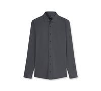 Businesshemd OLYMP "OLYMP Luxor 24/Seven, Modern Fit, New Kent", Herren, Gr. 41, Normaler Arm, grau (graphit), 92% Baumwolle, 8% Elasthan, Hemden (84418115-41) graphit