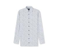 Businesshemd OLYMP "OLYMP Luxor 24/Seven, modern fit, New Kent", Herren, Gr. 41, Normaler Arm, weiß, 64% Baumwolle, 27% Polyester, 9% Elasthan, Hemden (49405900-41) weiß