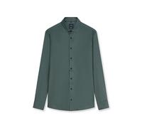 Businesshemd OLYMP "OLYMP Luxor 24/Seven, Modern Fit, New Kent", Herren, Gr. 42, Normaler Arm, grün (kitt), 92% Baumwolle, 8% Elasthan, Hemden (74681614-42) kitt