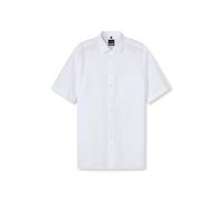 OLYMP Herren Oberhemd Kurzarm Big.Tal,Uni,468 Business Big 01,01 Kent-Kragen,Weiss 00,48