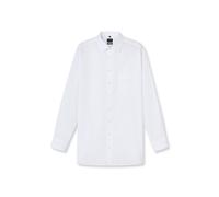 OLYMP Hemd Herren Comfort Fit Langarm Baumwolle weiß, 50
