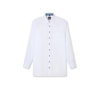 OLYMP Herren Oberhemd Langarm Big.Tal,Uni,468 Business Big 01,01 Kent-Kragen,Weiss 00,52