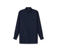 OLYMP Hemd Herren Comfort Fit Langarm Baumwolle blau, 53