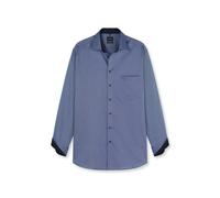 Businesshemd OLYMP "OLYMP Luxor, Comfort Fit - Big, Kent", Herren, Gr. 53, Normaler Arm, blau (marine), 100% Baumwolle, Hemden (27858831-53) marine