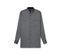 Businesshemd OLYMP "OLYMP Luxor, comfort fit - big, Kent", Herren, Gr. 53, Normaler Arm, schwarz, 100% Baumwolle, Hemden (55863158-53) schwarz