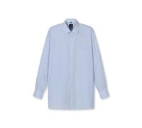 OLYMP Hemd Herren Comfort Fit Langarm Baumwolle blau, 54