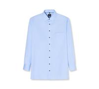 OLYMP Hemd Herren Comfort Fit Langarm Baumwolle blau, 54