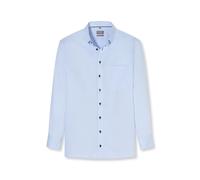 Businesshemd OLYMP "OLYMP Luxor, comfort fit, Button-down", Herren, Gr. 45, Normaler Arm, hellblau, 100% Baumwolle, Hemden (93232737-45) hellblau
