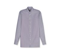 Businesshemd OLYMP "OLYMP Luxor, comfort fit, Button-down", Herren, Gr. 46, Normaler Arm, marine, 100% Baumwolle, Hemden (71760634-46) marine