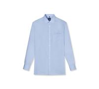 Businesshemd OLYMP "OLYMP Luxor, Comfort Fit, New Kent", Herren, Gr. 40, Normaler Arm, blau (bleu), 100% Baumwolle, Hemden (47384066-40) bleu