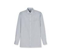 Businesshemd OLYMP "OLYMP Luxor, Comfort Fit, New Kent", Herren, Gr. 40, Normaler Arm, weiß (grün), 100% Baumwolle, Hemden (15128035-40) grün