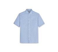 Businesshemd OLYMP "OLYMP Luxor, comfort fit, New Kent", Herren, Gr. 41, Normaler Arm, blau (bleu), 100% Baumwolle, Hemden (63061604-41) bleu