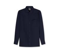 Businesshemd OLYMP "OLYMP Luxor, comfort fit, New Kent", Herren, Gr. 42, Normaler Arm, marine, 100% Baumwolle, Hemden (37466609-42) marine