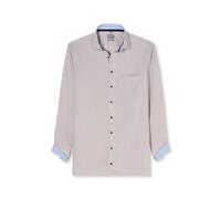 Businesshemd OLYMP "OLYMP Luxor, comfort fit, New Kent", Herren, Gr. 42, Normaler Arm, nougat, 100% Baumwolle, Hemden (98629722-42) nougat