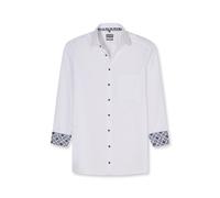 OLYMP Herren Oberhemd Langarm 100184,Einfarbig,Comfort Fit 23,New Kent,Weiss 00,42