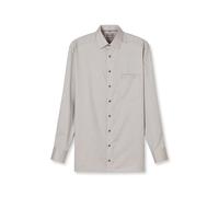 Businesshemd OLYMP "OLYMP Luxor, comfort fit, New Kent", Herren, Gr. 43, Normaler Arm, braun, 100% Baumwolle, Hemden (77537027-43) braun