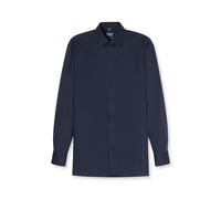 Businesshemd OLYMP "OLYMP Luxor, comfort fit, New Kent", Herren, Gr. 44, Normaler Arm, marine, 100% Baumwolle, Hemden (44362718-44) marine