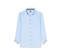OLYMP Herren Oberhemd Langarm 102814,Twill,466 Comfort Fit 20,New Kent,bleu 11,45