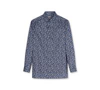 Businesshemd OLYMP "OLYMP Luxor, comfort fit, New Kent", Herren, Gr. 46, Normaler Arm, marine, 100% Baumwolle, Hemden (20433225-46) marine