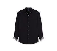 Businesshemd OLYMP "Luxor comfort fit", Herren, Gr. 46, N-Gr, schwarz, Web, Obermaterial: 100% Baumwolle, comfort fit, Hemden (25877555-46) schwarz