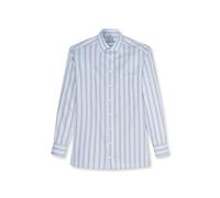 Businesshemd OLYMP "OLYMP Luxor, comfort fit, New Kent", Herren, Gr. 47, Normaler Arm, bleu, 100% Baumwolle, Hemden (66043727-47) bleu