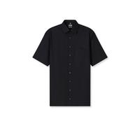 Businesshemd OLYMP "OLYMP Luxor, comfort fit, New Kent", Herren, Gr. 49, Normaler Arm, schwarz, 100% Baumwolle, Hemden (26060067-49) schwarz