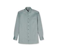 Businesshemd OLYMP "OLYMP Luxor, Comfort Fit, New Kent mit extra langem Arm", Herren, Gr. 42, Normaler Arm, grün, 100% Baumwolle, Hemden (73505317-42) grün