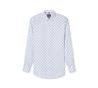 Businesshemd OLYMP "OLYMP Luxor, modern fit, Button-down", Herren, Gr. 48, Normaler Arm, weiß, 100% Baumwolle, Hemden (40092906-48) weiß