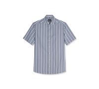 Businesshemd OLYMP "OLYMP Luxor, Modern Fit, Global Kent", Herren, Gr. 39, Normaler Arm, blau (marine), 100% Baumwolle, Hemden (28665637-39) marine