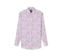 Businesshemd OLYMP "OLYMP Luxor, modern fit, Global Kent", Herren, Gr. 40, Normaler Arm, mauve, 100% Baumwolle, Hemden (63362402-40) mauve
