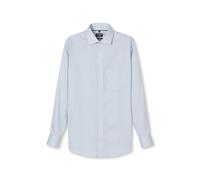 Businesshemd OLYMP "OLYMP Luxor, modern fit, Global Kent", Herren, Gr. 40, Normaler Arm, silbergrau, 100% Baumwolle, Hemden (78457661-40) silbergrau