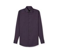 Businesshemd OLYMP "OLYMP Luxor, modern fit, Global Kent", Herren, Gr. 42, Normaler Arm, lila (mauve), 100% Baumwolle, Hemden (84137919-42) mauve