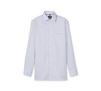 OLYMP Businesshemd Luxor Modern Fit – 100% Baumwolle, 2‑Knopf‑Manschette, Web – Herren 43 silbergrau