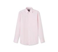 Businesshemd OLYMP "OLYMP Luxor, modern fit, Global Kent", Herren, Gr. 46, Normaler Arm, hellrosé, 100% Baumwolle, Hemden (58234369-46) hellrosé