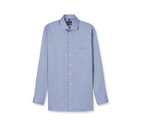 Businesshemd OLYMP "Luxor modern fit", Damen, Gr. 47, N-Gr, royal, Web, Obermaterial: 100% Baumwolle, 2-Knopf-Manschette, Hemden Businesshemd (82513166-47)