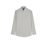 Businesshemd OLYMP "OLYMP Luxor, Modern Fit, New Kent", Herren, Gr. 38, Normaler Arm, grau (oliv), 100% Baumwolle, Hemden (14766805-38) oliv