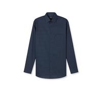 Businesshemd OLYMP "OLYMP Luxor, Modern Fit, New Kent", Herren, Gr. 39, Normaler Arm, blau (marine), 100% Baumwolle, Hemden (88177432-39) marine