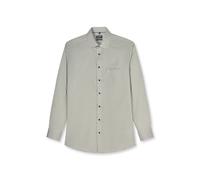OLYMP Luxor Modern Fit Hemd oliv, Bedruckt