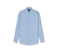 OLYMP Luxor Modern Fit Hemd bleu, Faux-uni